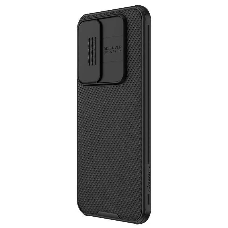картинка Чехол-накладка Nillkin CamShield Pro Case защитной шторкой для SAMSUNG Galaxy S23 FE, черный от магазина КомпьютерЦентр