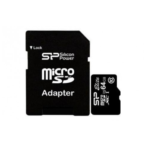 картинка Карта памяти SiliconPower 64Gb microSDXC class U1 no SD Adapter  (SP064GBSTXBU1V10) от магазина КомпьютерЦентр