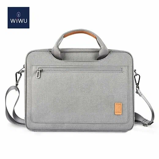 картинка Сумка для ноутбука WIWU Pioneer Handbag Pro 14'' Gray от магазина КомпьютерЦентр