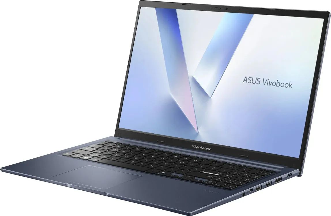 картинка Ноутбук ASUS Vivobook M1502NAQ-BQ067 15.6'' IPS (1920x1080)/  Ryzen 5 150 (6/ 12)/  16Gb DDR5/  512Gb SSD/  AMD Radeon 660M/  42 Wh/  noOS/  Blue от магазина КомпьютерЦентр