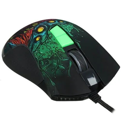 картинка Мышка ARDOR GAMING Fury Beast (ARD-FURY3327-BEAST-GR) проводная 12400 dpi, PMW3327, RGB Green от магазина КомпьютерЦентр