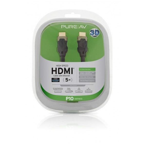 картинка Кабель Belkin HDMI (AM/ AM) High Speed Pure AV Grey 5m (AV10069QN5M) от магазина КомпьютерЦентр