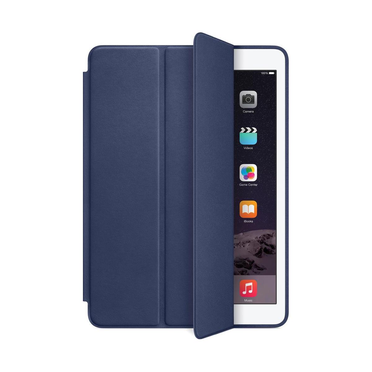 картинка Чехол Apple Smart Case Leather for iPad Air 2 Midnight Blue от магазина КомпьютерЦентр