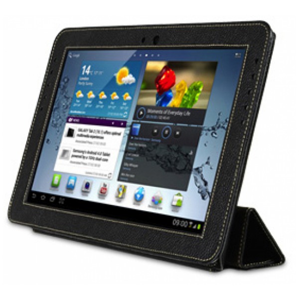 картинка Чехол Melkco Leather Case Slimme Cover V.6 for Samsung Galaxy Tab 2 10,1 Black (SSP511LCSC6BKLC) от магазина КомпьютерЦентр