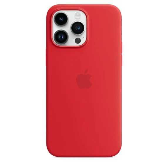 картинка Чехол Silicone case Full with MagSafe (Animation) for iPhone 14 Pro Max, Red от магазина КомпьютерЦентр