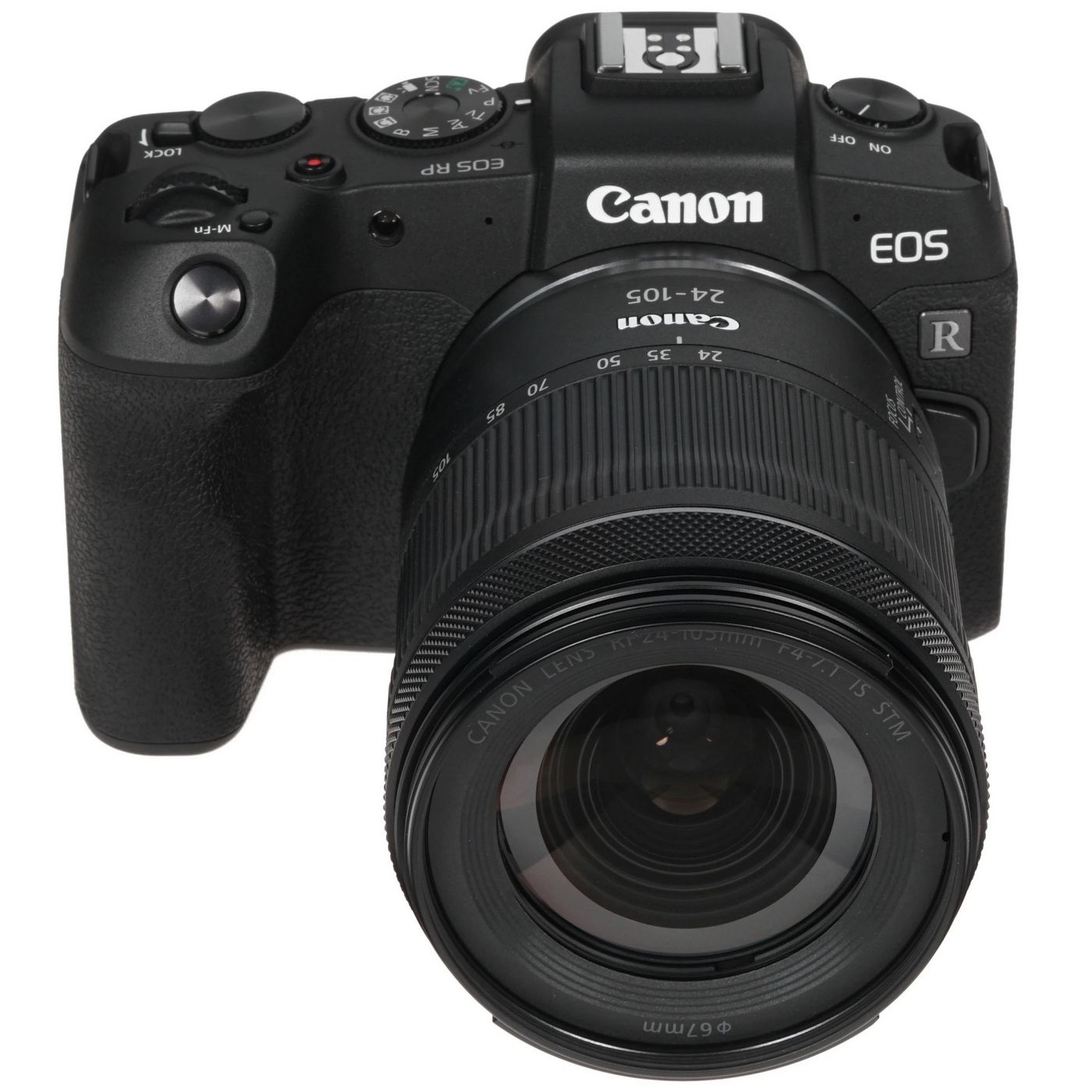 картинка Беззеркальный фотоаппарат Canon EOS RP Kit RF 24-105mm f/4-7.1 IS STM черный от магазина КомпьютерЦентр
