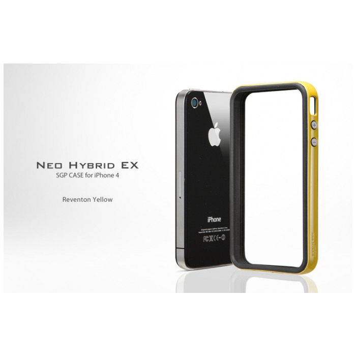 картинка Чехол SGP Neo Hybrid Case EX Series Reventon Yellow for iPhone 4 (SGP07025) от магазина КомпьютерЦентр