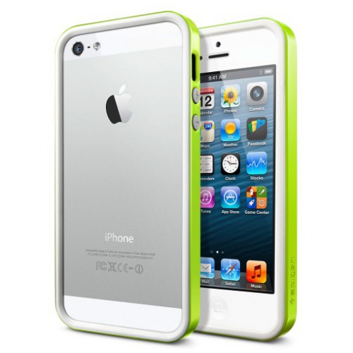 картинка Чехол SGP Case Neo Hybrid EX Snow Series Lime for iPhone 5 (SGP09533) от магазина КомпьютерЦентр