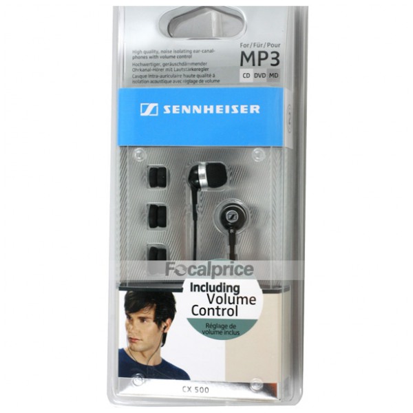 картинка Наушники Sennheiser CX 500 Black (СX500 Black) от магазина КомпьютерЦентр