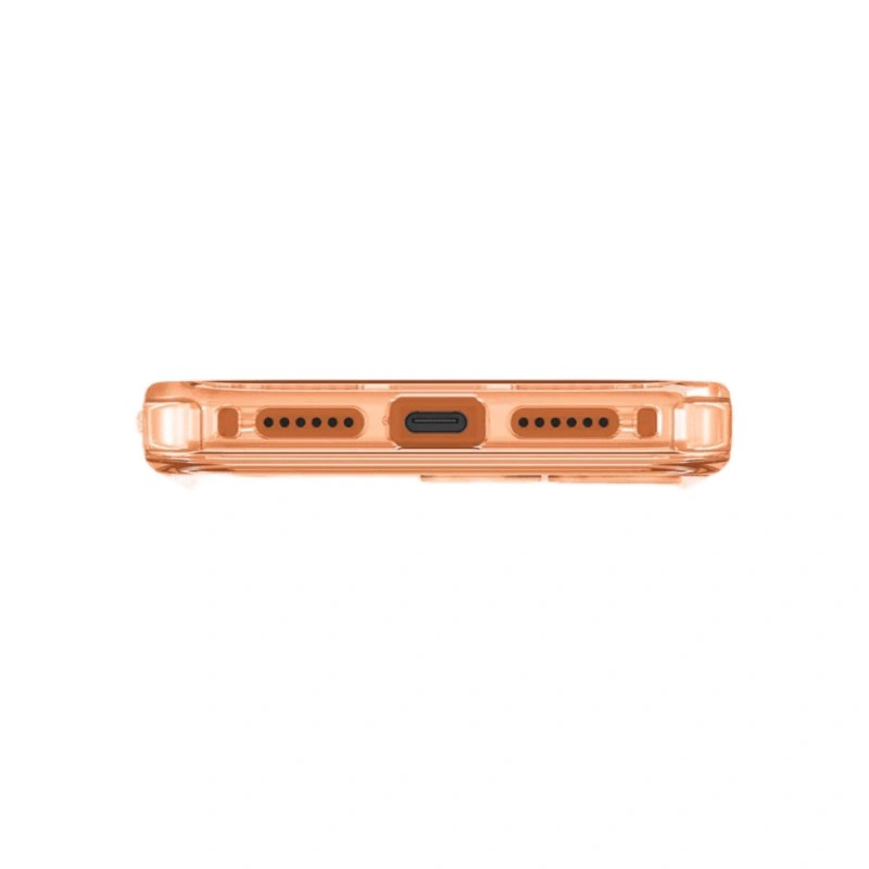 картинка Чехол Uniq HYBRID LIFEPRO XTREME MAGCLICK CHARGING (MagSafe) для iPhone 17 Pro 6.3'' FROST CLEAR/ VOLT ORANGE от магазина КомпьютерЦентр