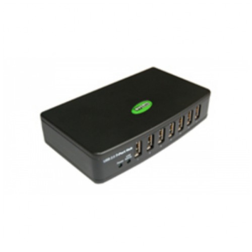 картинка HUB USB STLab U-340 Black 7-port (U-340) от магазина КомпьютерЦентр