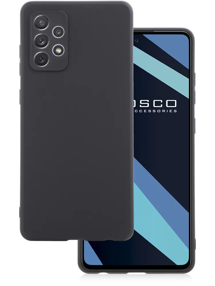 картинка Чехол-накладка ROSCO для Samsung Galaxy A72, черный от магазина КомпьютерЦентр