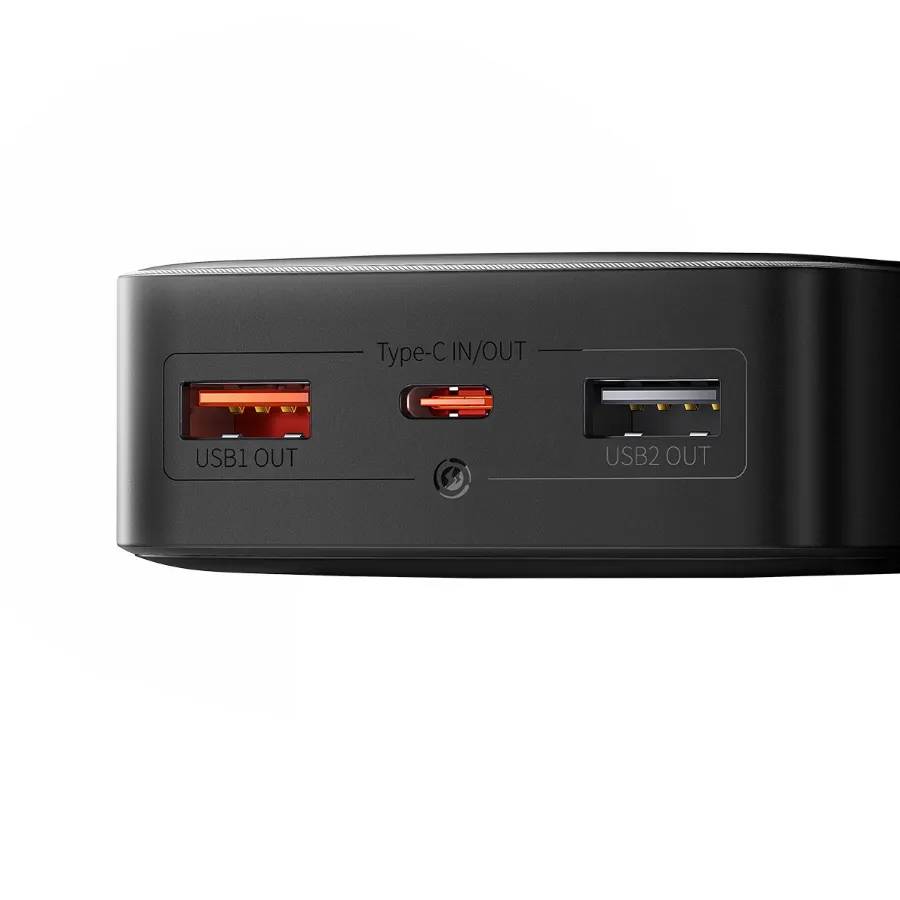 картинка Внешний аккумулятор Baseus Bipow Digital Display Fast Charge 20000mAh 25W Black (cable Type-C to Type-C) от магазина КомпьютерЦентр