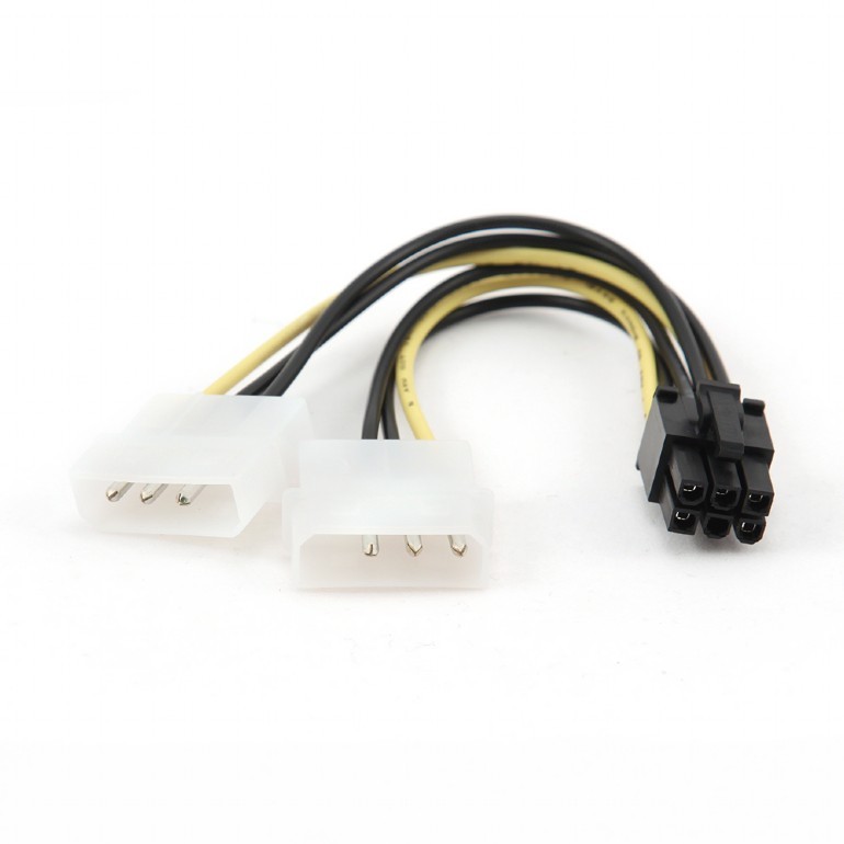 картинка Кабель Gembird питания , 2xMolex->PCI-E 6pin, для подкл. в/ к к б/ п CC-PSU-6 от магазина КомпьютерЦентр