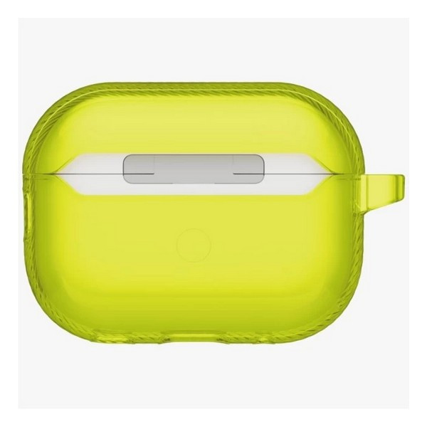 картинка Чехол Uniq Glase PRO TPU Lock Light Lime для AirPods Pro 3, зеленый лайм от магазина КомпьютерЦентр