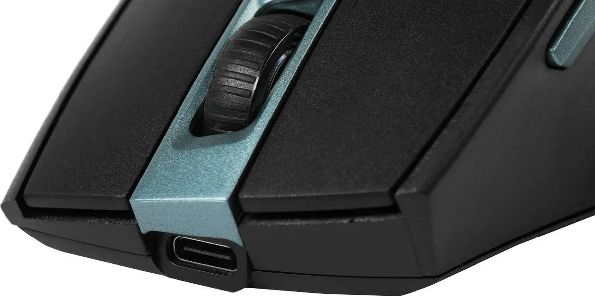 картинка Мышь A4Tech Fstyler FB35S темно-зеленый/ черный беспроводная BT/ Radio USB для ноутбука (FB35S USB MIDNIGHT GREEN) от магазина КомпьютерЦентр