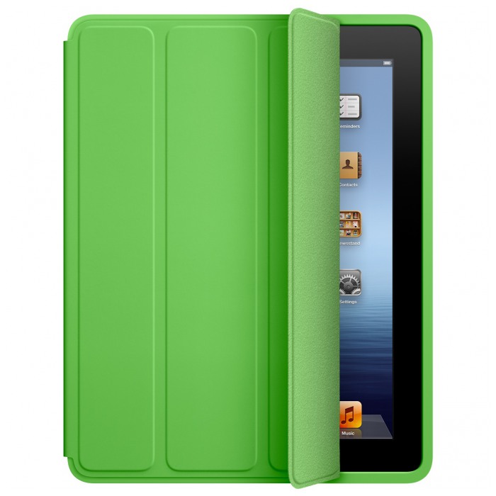 картинка Чехол Apple Smart Case Polyurethane Green for New iPad/ iPad2 (MD457ZM/ A) от магазина КомпьютерЦентр