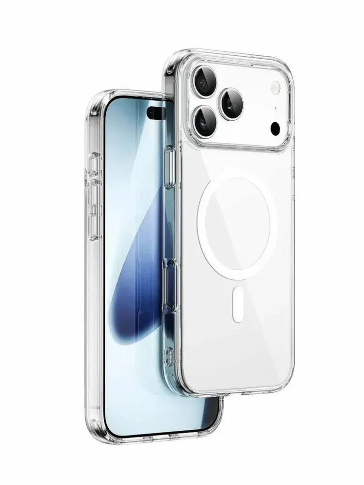 картинка Чехол WIWU iShield Pro MagSafe для iPhone 17 Pro MCC-101 Прозрачный от магазина КомпьютерЦентр