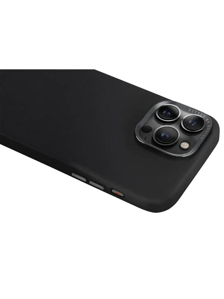 картинка Чехол из искусственной кожи Uniq HYBRID LYDEN (MagSafe) для iPhone 15 Pro 6.1'', черный (Black) IP6.1P(2023)-LYDMBLK от магазина КомпьютерЦентр