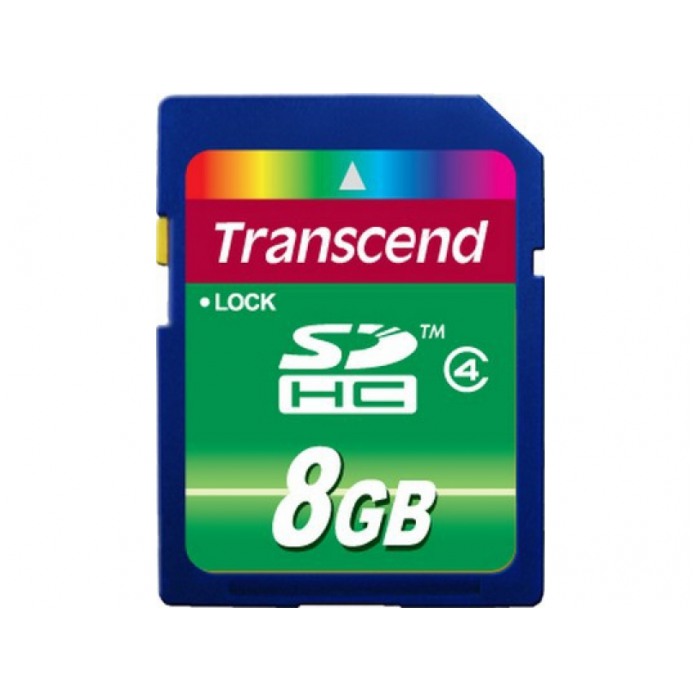 картинка Карта памяти Transcend 8Gb SDHC Class 4 (TS8GSDHC4) от магазина КомпьютерЦентр