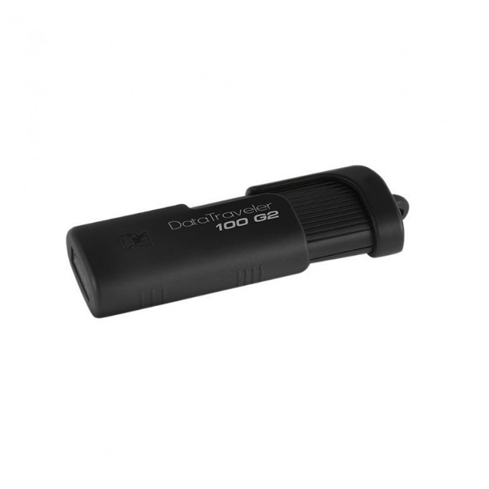 картинка Флешка USB Kingston DataTraveler100 G2 16Gb Black (DT100G2/16GB) от магазина КомпьютерЦентр