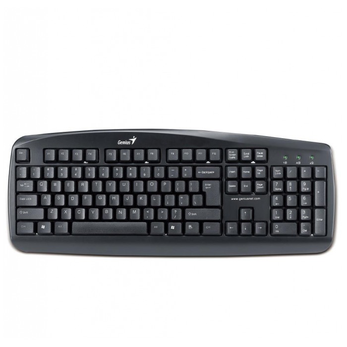 картинка Клавиатура Genius KB-110X Black PS/2 (31300711107) от магазина КомпьютерЦентр