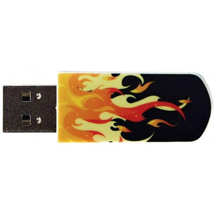 картинка Флешка USB Verbatim 16Gb Mini Elements Edition Black/ рисунок (49406) от магазина КомпьютерЦентр
