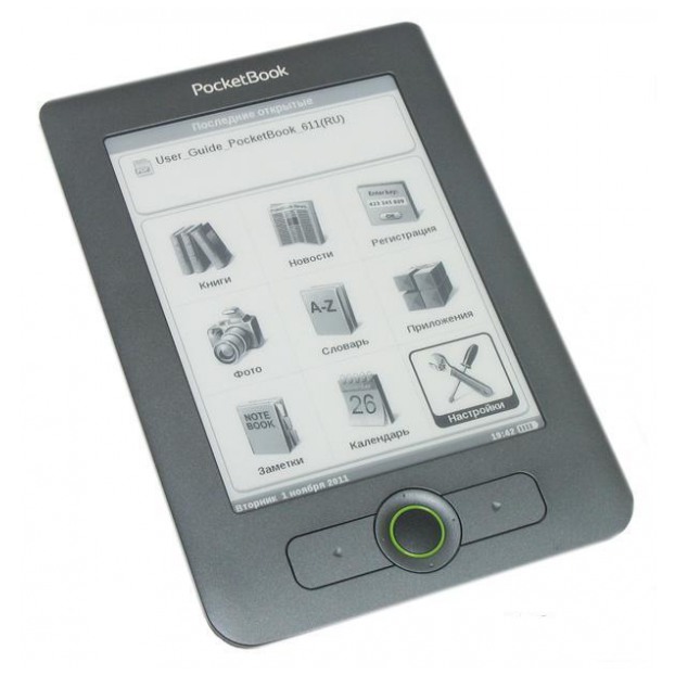 картинка Электронная книга PocketBook Basic 611 Grey (PB611-DY) от магазина КомпьютерЦентр