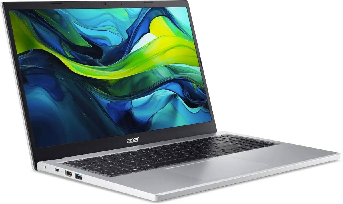 картинка Ноутбук Acer Aspire Go AG15-31P-35MV (NX.KX5CD.005) 15.6'' IPS/  Intel i3-N305/  8ГБ LPDDR5/  256ГБ SSD/  Intel UHD Graphics/  noOS, серебристый от магазина КомпьютерЦентр