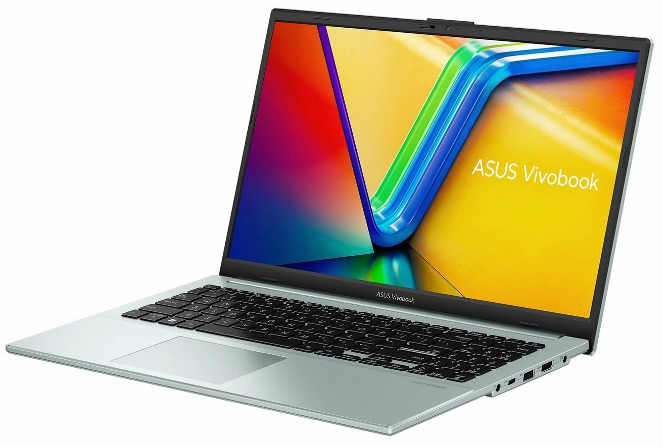 картинка Ноутбук ASUS VivoBook E1504FA-L1661 15.6'' OLED FHD /  Ryzen 5 7520U/  16Gb LPDDR5/  512Gb SSD/  UMA/  Wi-Fi/  BT/  Cam/  DOS/  Green от магазина КомпьютерЦентр