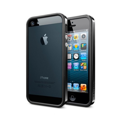 картинка Чехол SGP Case Neo Hybrid EX Vivid Series Soul Black for iPhone 5 (SGP09520) от магазина КомпьютерЦентр