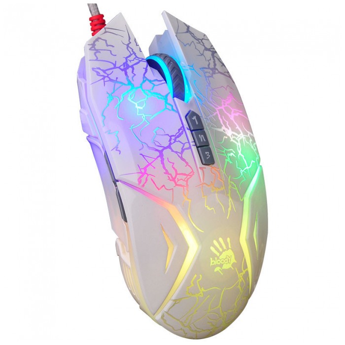 картинка Мышка A4tech Bloody N50 Neon White (N50) от магазина КомпьютерЦентр