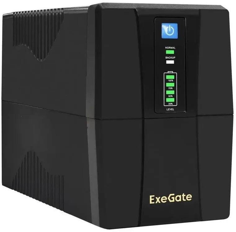 картинка ИБП ExeGate Power Back BNB-1000.LED.AVR.4C13 1000VA/ 550W (EX292783RUS), LED, AVR, 4*C13, черный от магазина КомпьютерЦентр