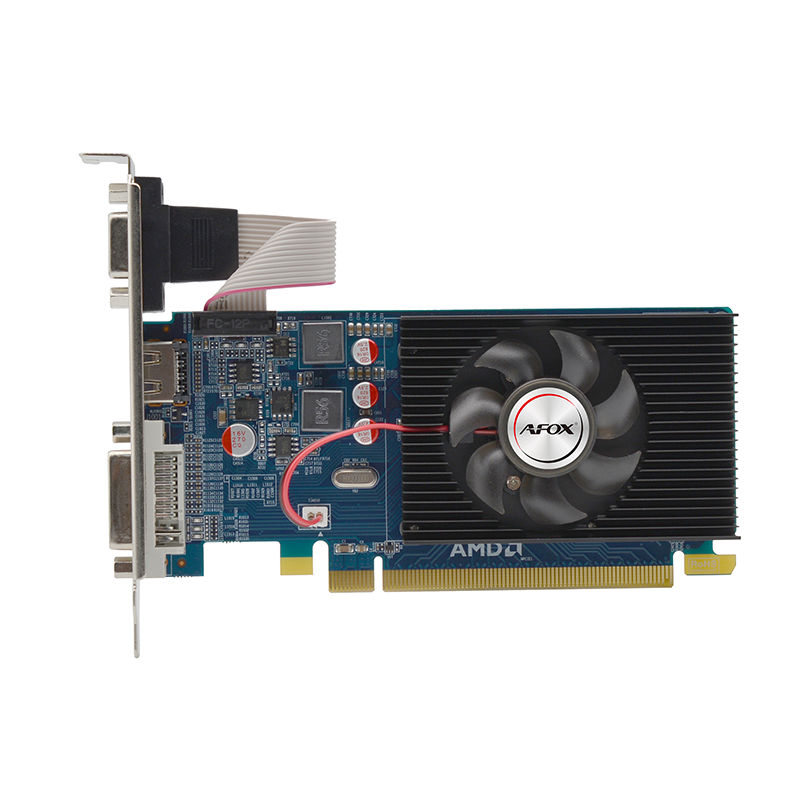 картинка Видеокарта 1Gb DDR3 ATI R5 230 AFOX 64-bit LP Heatsink (AFR5230-1024D3L9-V2) от магазина КомпьютерЦентр