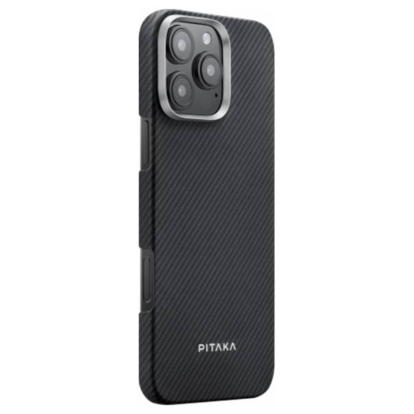 картинка Чехол PITAKA Case для iPhone 16 Pro Max 6.9'', Black/ Grey от магазина КомпьютерЦентр