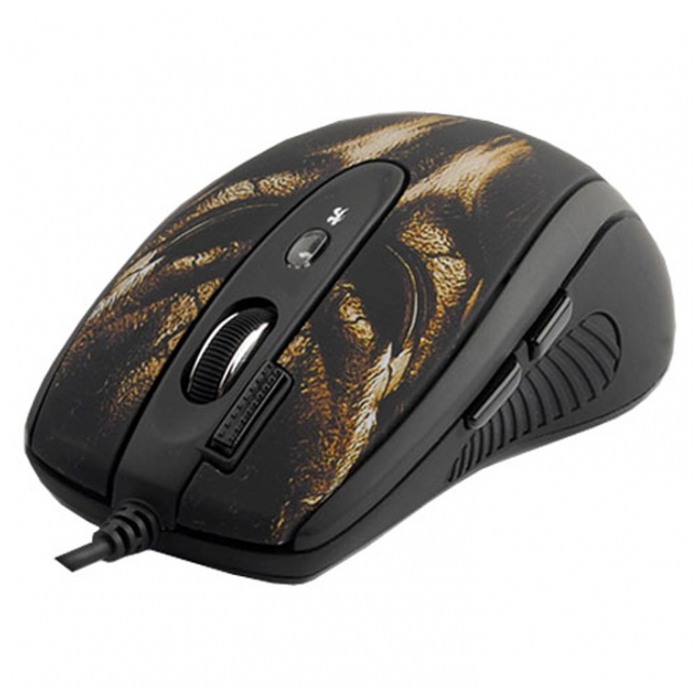 картинка Мышка A4tech XL-750BH Black-Brown USB от магазина КомпьютерЦентр