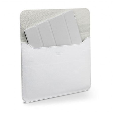 картинка Чехол SGP Leather Case illuzion Sleeve Series White for iPad 2/iPad (SGP07634) от магазина КомпьютерЦентр