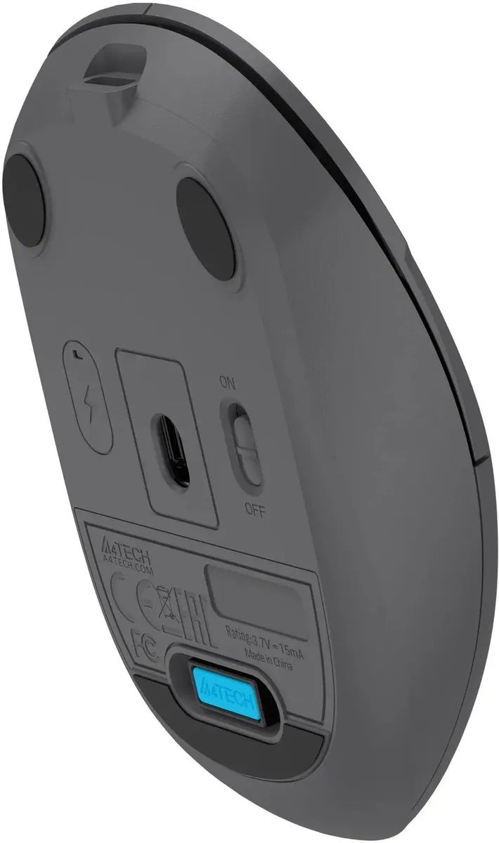 картинка Мышка A4Tech Fstyler FG15C Air2 беспроводная, серый от магазина КомпьютерЦентр