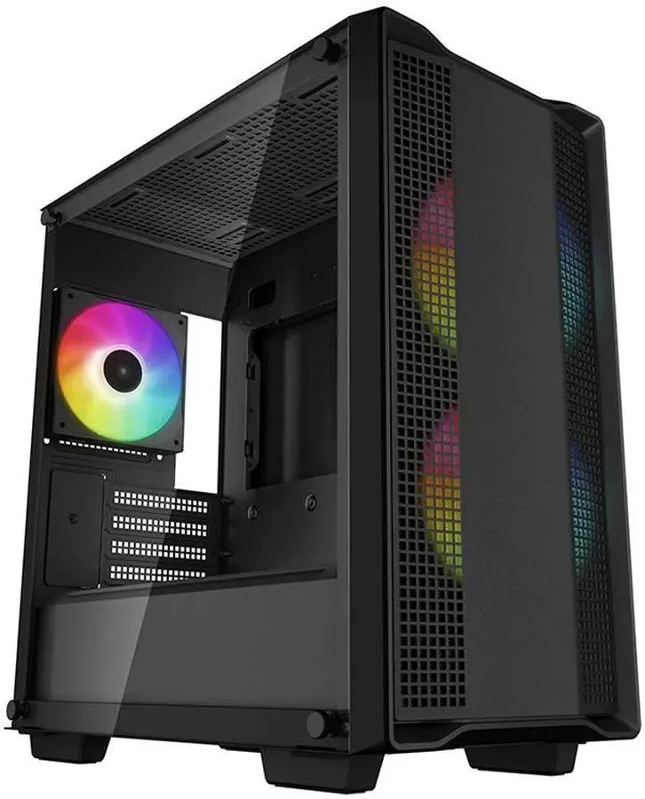 картинка Корпус Deepcool CC360 ARGB, Black, без БП,Micro ATX (R-CC360-BKAPM3-G-1) от магазина КомпьютерЦентр