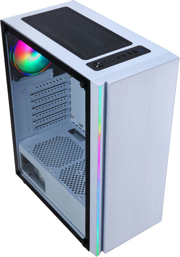 картинка Корпус Formula CL-3302W RGB без БП White ATX от магазина КомпьютерЦентр