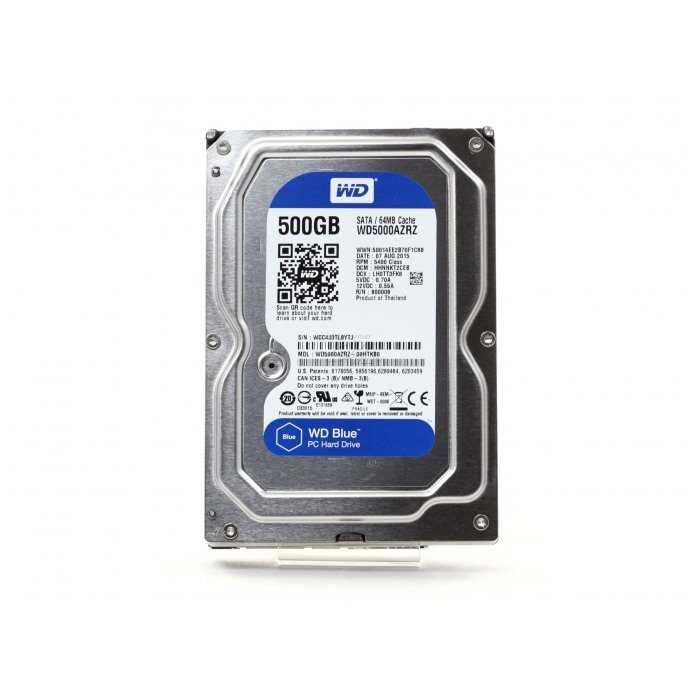 картинка Жесткий диск Western Digital 500Gb 3.5″ SATAIII 5400 rpm 64 Mb cache Caviar Blue (WD5000AZRZ) от магазина КомпьютерЦентр
