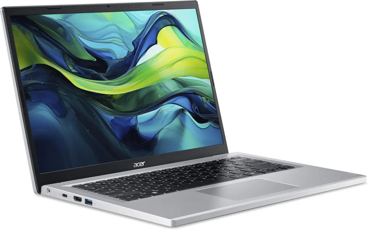 картинка Ноутбук Acer Aspire Go AG14-31P-P7CL (NX.KXECD.003) 14'' IPS/  N200/  8ГБ LPDDR5/  512ГБ SSD/  Intel UHD Graphics/  noOS, серебристый от магазина КомпьютерЦентр