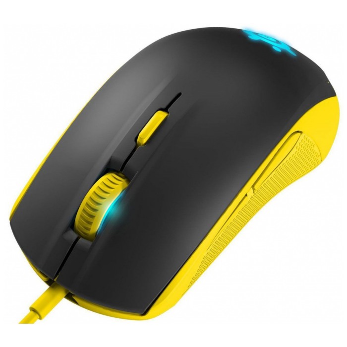 картинка Мышка SteelSeries Rival 100, Proton Yellow (62340) от магазина КомпьютерЦентр