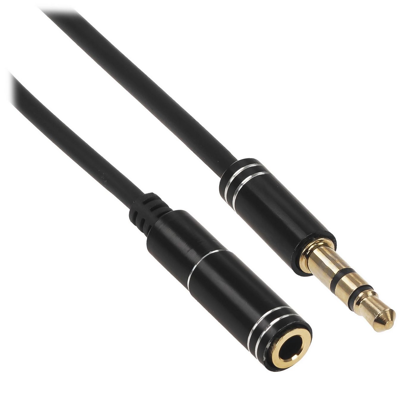 картинка Кабель аудио удлинительный Cablexpert CCAB-02-35MF-3MB. 3.5 Jack (M)/ 3.5 Jack (F), черный, 3м от магазина КомпьютерЦентр