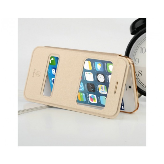 картинка Чехол Baseus Pure View Case iPhone 6/ 6S Gold от магазина КомпьютерЦентр