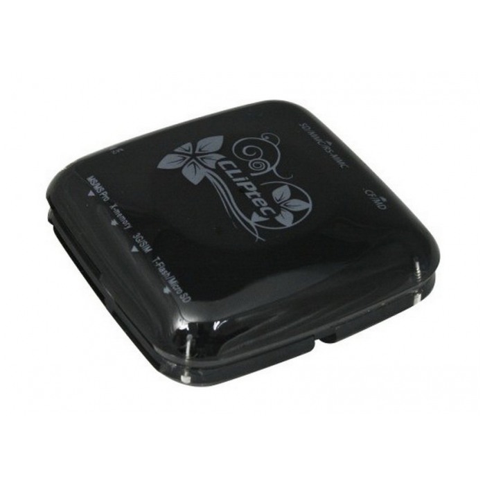 картинка Картридер внешний Cliptec RZR623 Slim Pro Black (RZR623-BK) от магазина КомпьютерЦентр