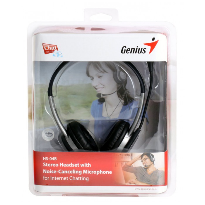 картинка Гарнитура Genius HS-04B (HS-04B) от магазина КомпьютерЦентр