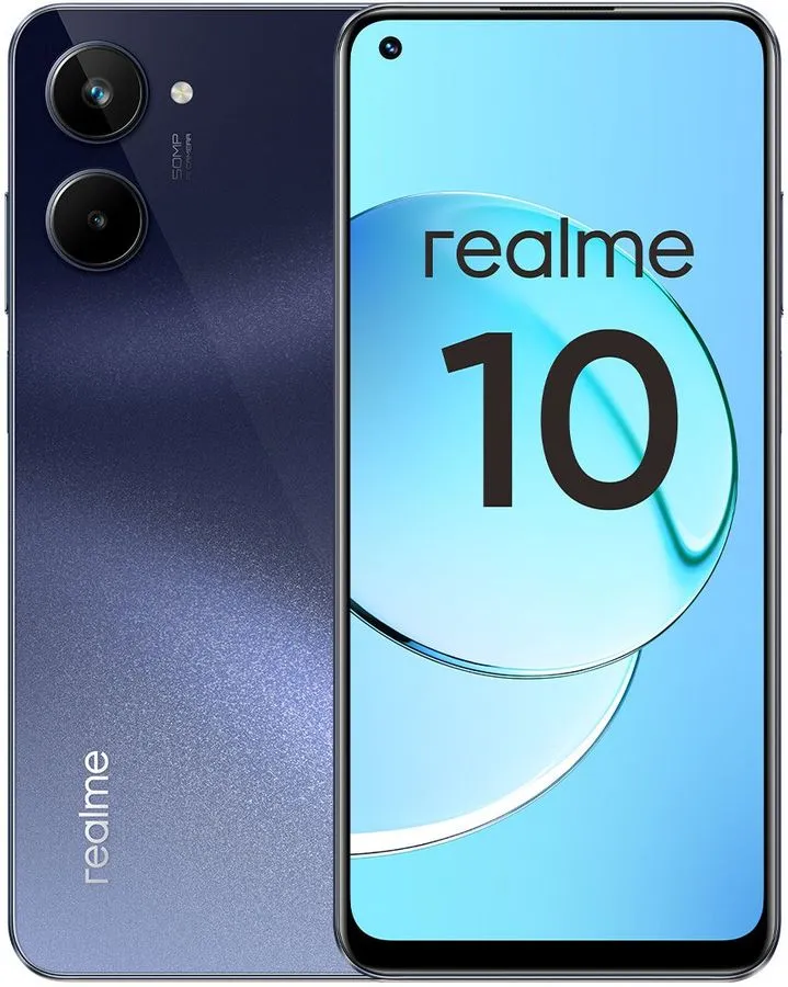 картинка Смартфон Realme 10 Black RMX3630 6.4'' 8Gb / 256Gb от магазина КомпьютерЦентр