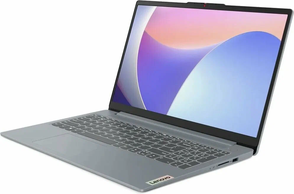 картинка Ноутбук Lenovo IdeaPad Slim 3 15IAN8 15,6'' (1920x1080) IPS/  Core i3-N305/  8Gb/  512Gb/  Intel UHD/  WiFi ac/  Bt 5.0/  47 Втч/  1,55 кг/  NoOS серый (82XB008CRK) от магазина КомпьютерЦентр