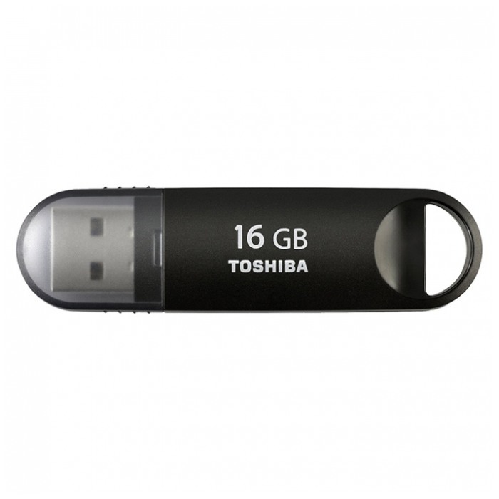 картинка Флешка USB Toshiba 16Gb Suzaku U361 Black USB3.0 (THNU361K0160M4) от магазина КомпьютерЦентр